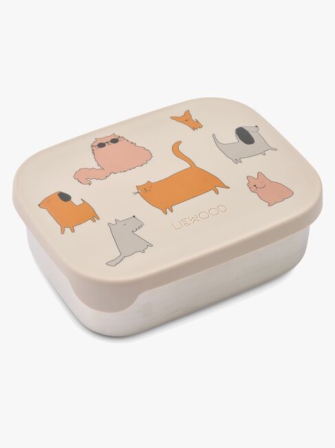 LIEWOOD Arthur  Mønstret Matboks, Cats & Dogs/Sandy