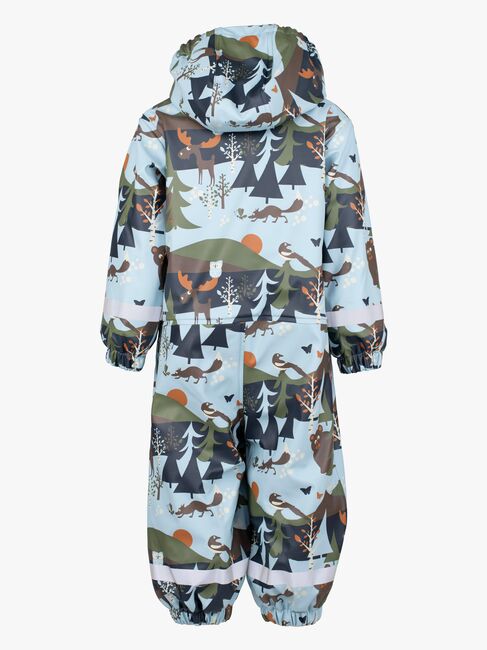 Lindberg Lekhyttan Fôret Regndress, Light Blue/Brown