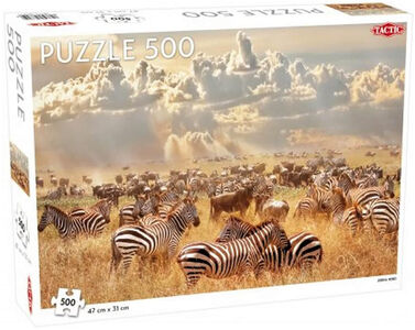 Tactic Puslespill Zebra Herd 500 Brikker
