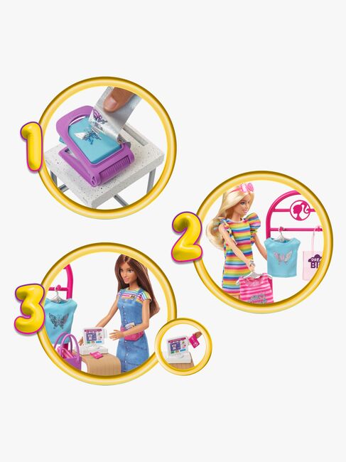 Barbie Lekesett med Dukke Make & Sell Boutique