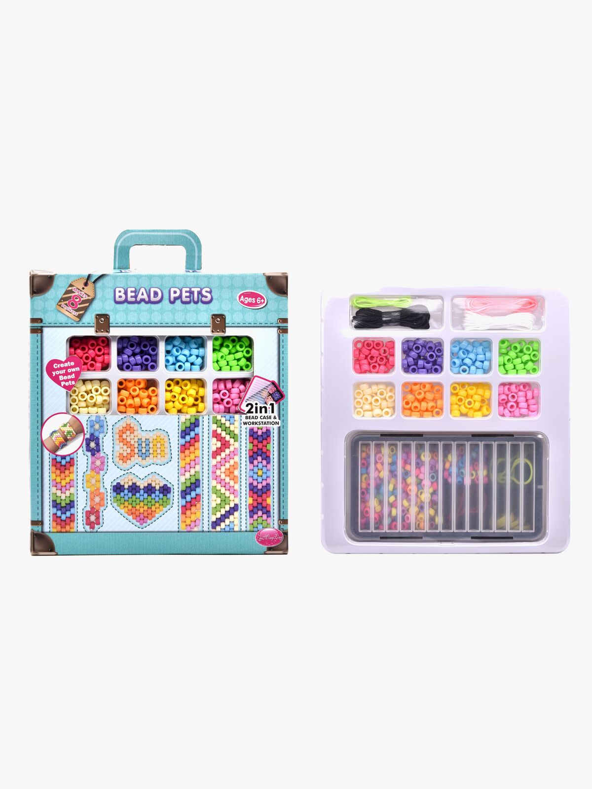 Suntoy Perleboks Armbånd, Blå