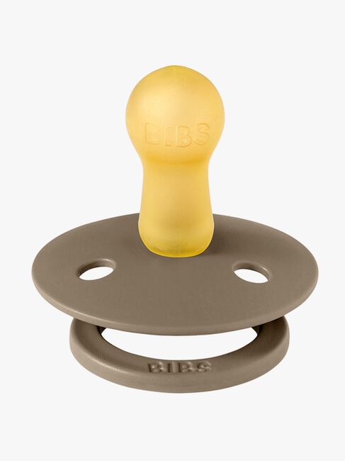 BIBS Smokk Colour 2-pack Lateks Størrelse 3 Vanilla/Dark Oak