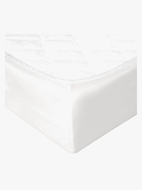 BabyMatex Cotton Stretchlaken til Barneseng 60 x 120 cm, White