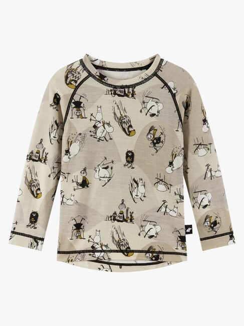 Reima Mummitrollet Trivsam Superundertøy Ullblanding, Sandy Beige