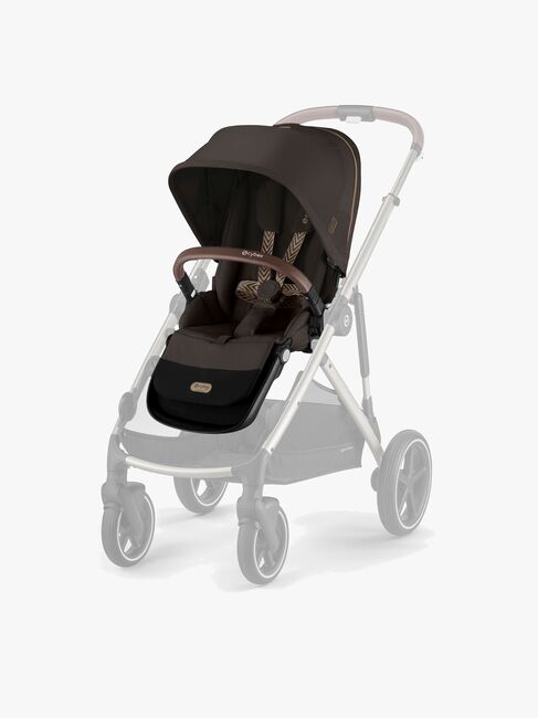 Cybex GAZELLE S Sittedel, Black/Chocolate Brown