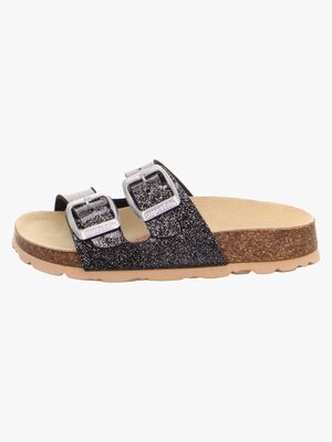 Superfit Fussbett Slippers, Svart