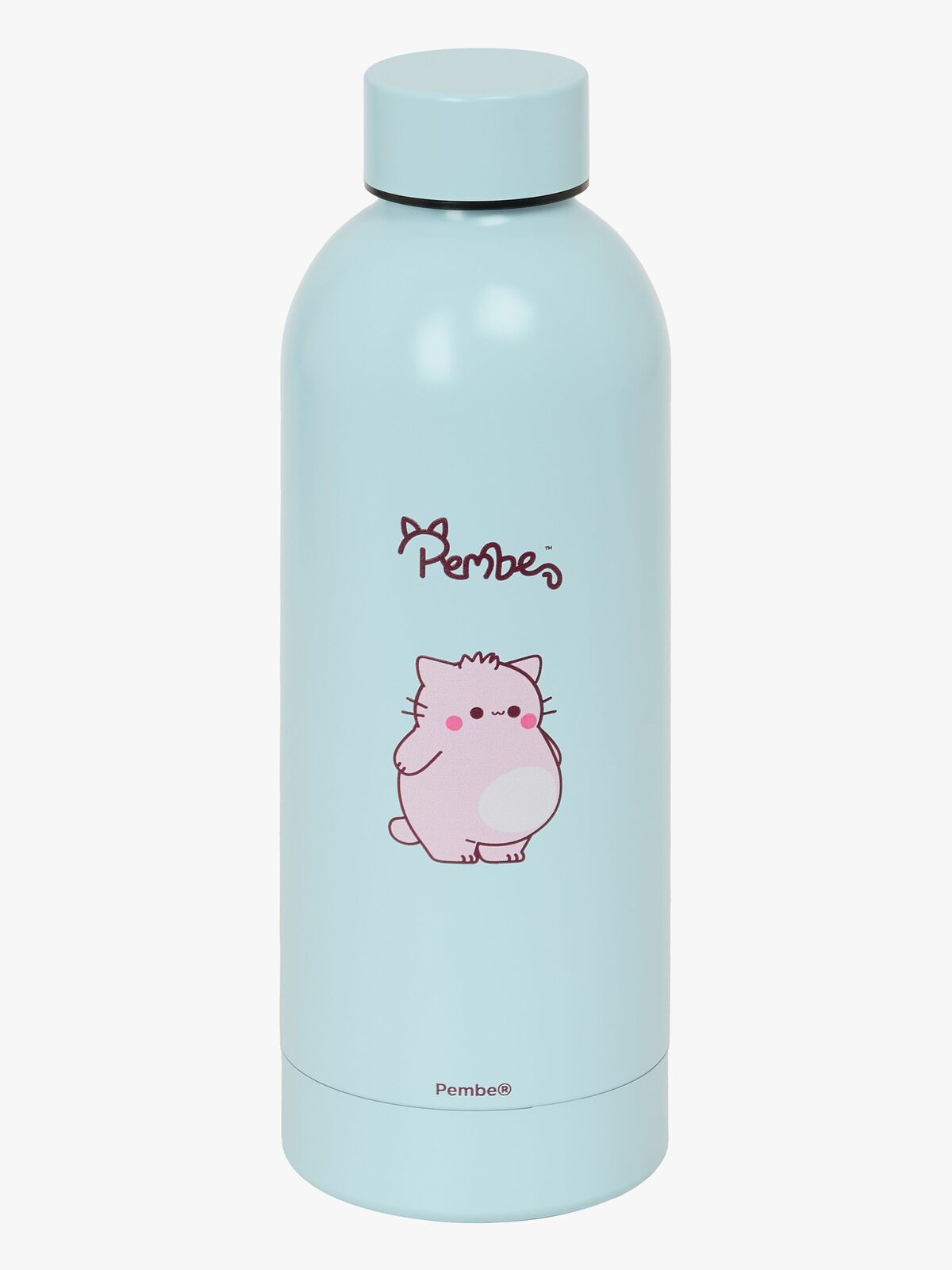 Pembe Stainless Steel Vannflaske 500ml, The Pink Cat