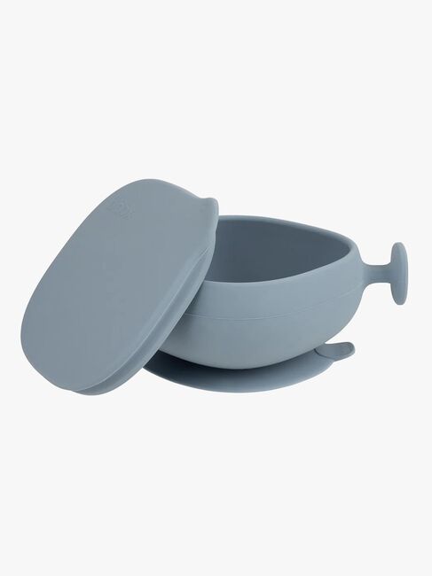 b.box Skål med Lokk Silikon, Ocean