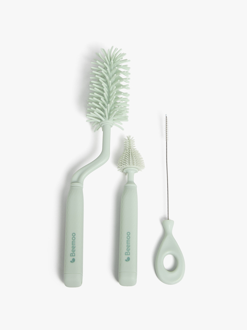 Beemoo CARE Flaskebørster til Tåteflaske, Soft Green