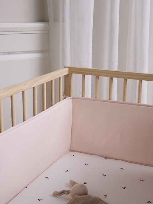 Alice & Fox MOLLY Sengekant 360 cm, Soft Pink