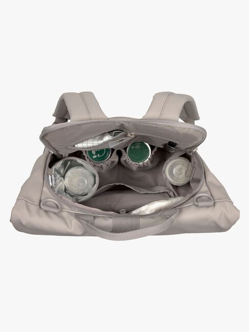 Lässig Rolltop Stelleveske Ryggsekk, Taupe