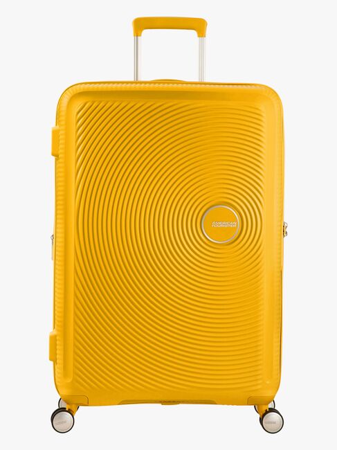American Tourister Soundbox Spinner Koffert 35.5L, Golden Yellow