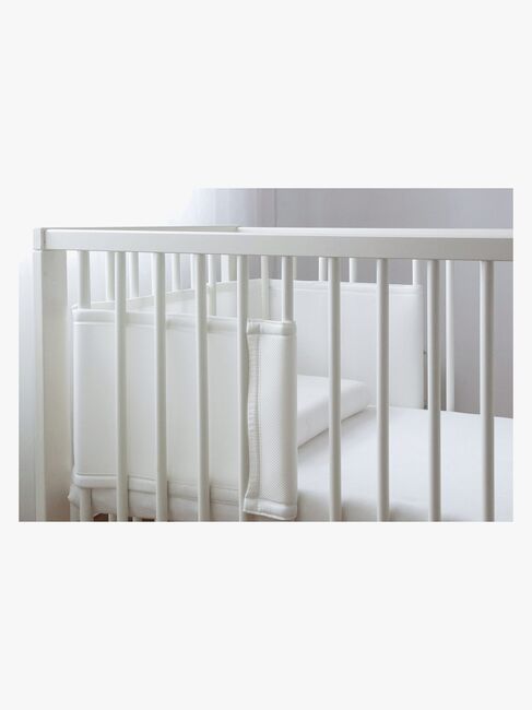 BabyMatex Bump Air Sengekant 30 x 360 cm Pustende, Hvit 
