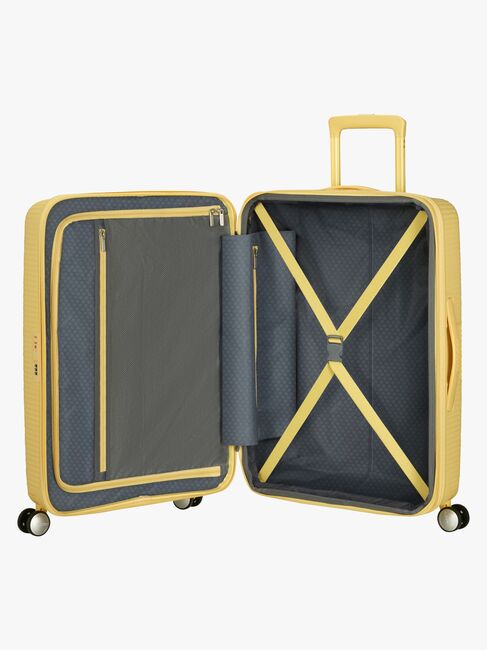 American Tourister Soundbox Spinner Trillekoffert 71,5L, Pastel Yellow