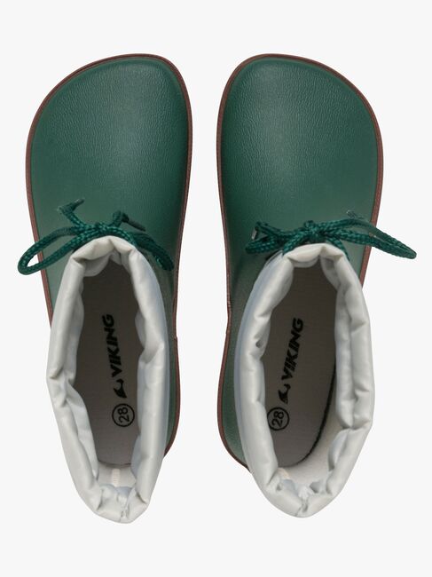 Viking Alv Barefoot Gummistøvler, Dark Green