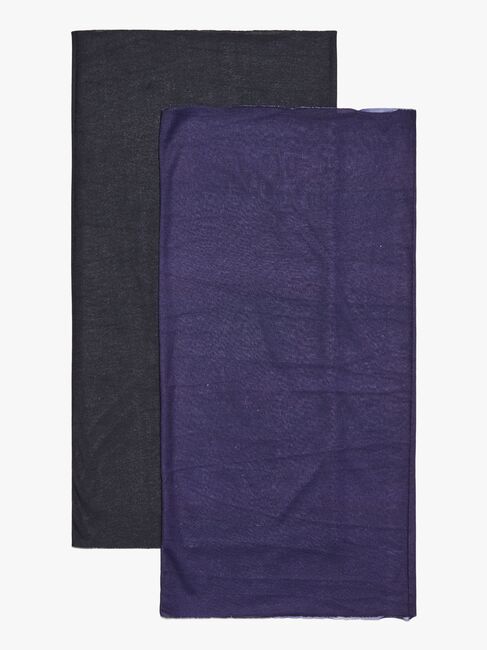 Nordbjørn Bjørli Hals 2-Pack, Black/Eclipse