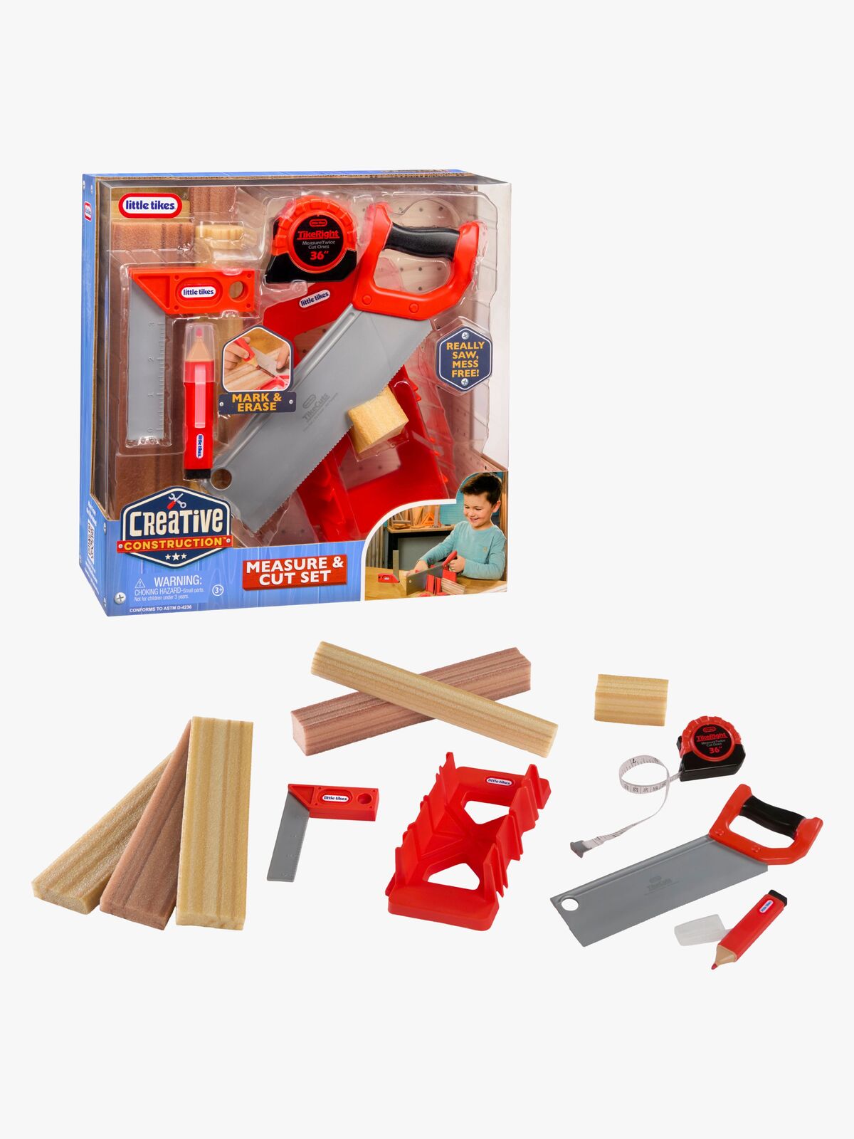 Little Tikes Creative Construction Måle- og Sagsett