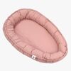 Julius Zöllner NIDO Muslin Babynest, Dusty Rose