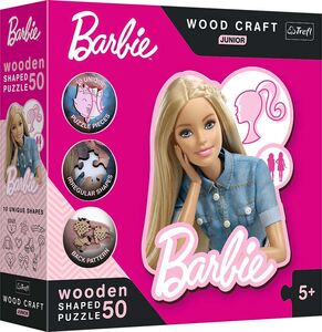 Trefl Wood Craft Junior Barbie Puslespill 50 Brikker