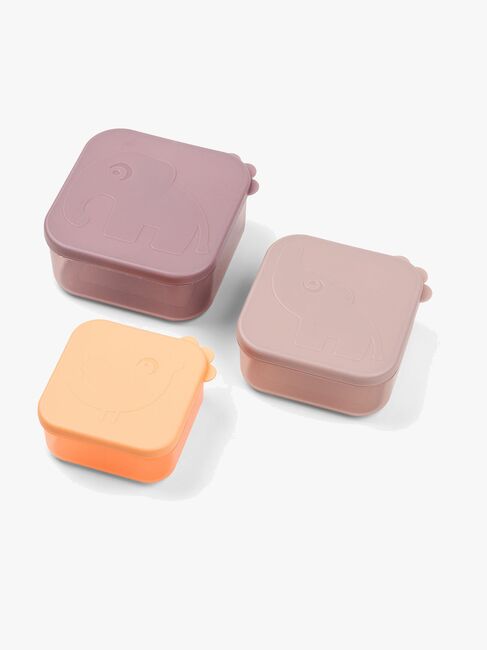 Done By Deer Deer Friends Snackbokser 3-pack, Powder