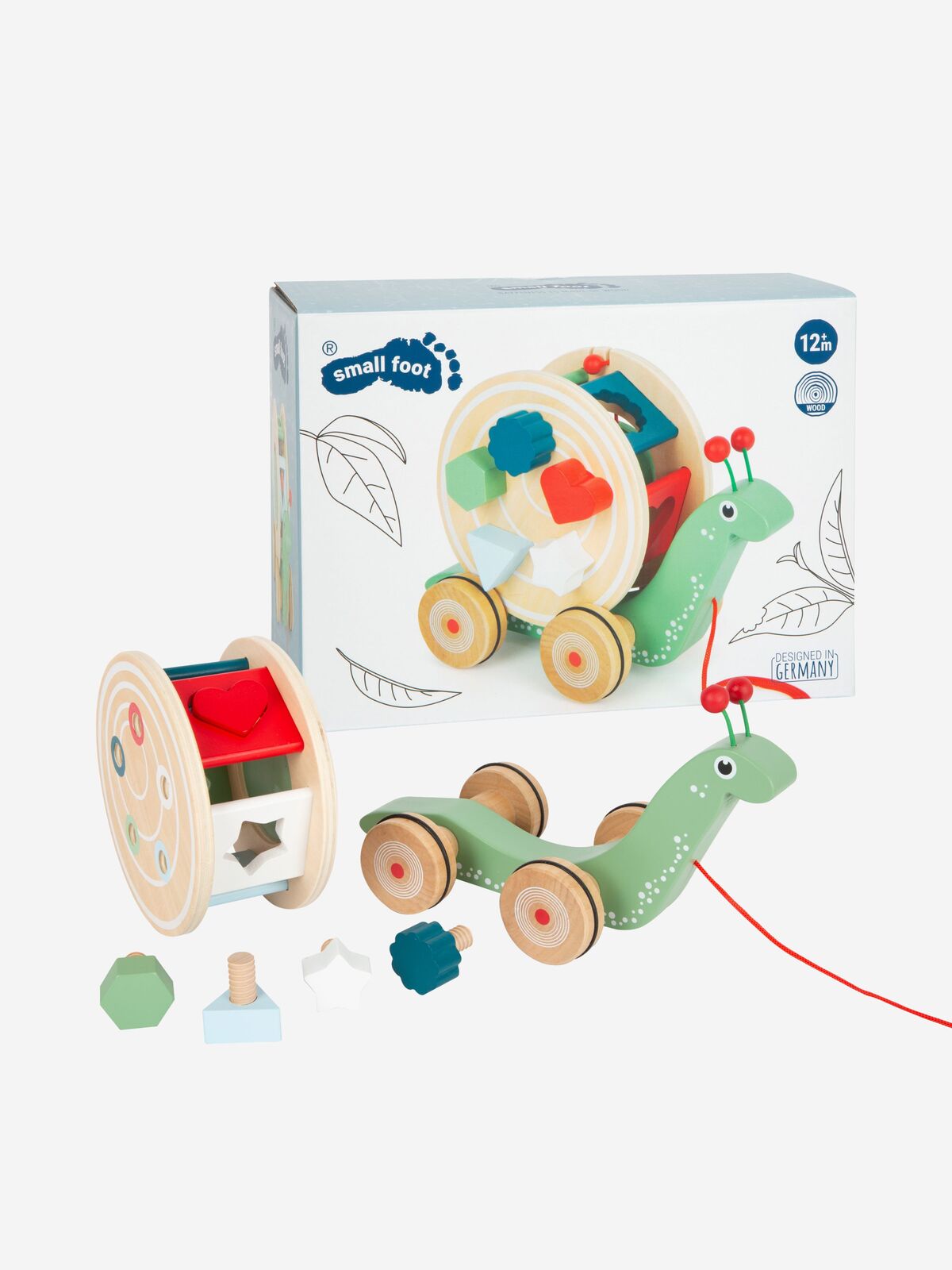 Small Foot Draleke med Sortering Snegle