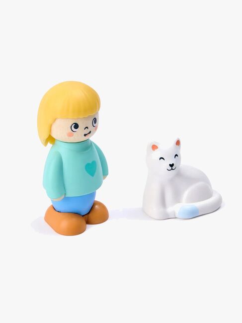 Hape Eventyrbok med Lekesett The Cat's Rescue