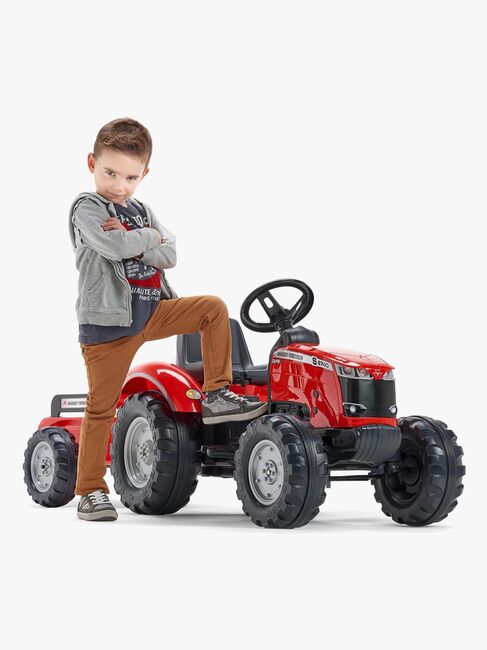 Falk Massey Ferguson S8740 Traktor med Tilhenger