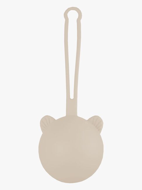 Å, Poppy! Nola smokkboks i silikon, linbeige