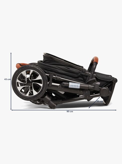 Beemoo Maxi 4 Sportsvogn, Black/Black