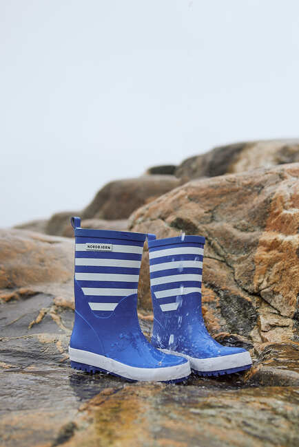 Nordbjørn Dagg Gummistøvler, Blå/Hvit