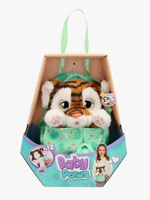 Baby Paws Interaktiv Kosedyr Tiger 24 cm