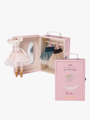 Moulin Roty Garderobekoffert med Dukke Suzie