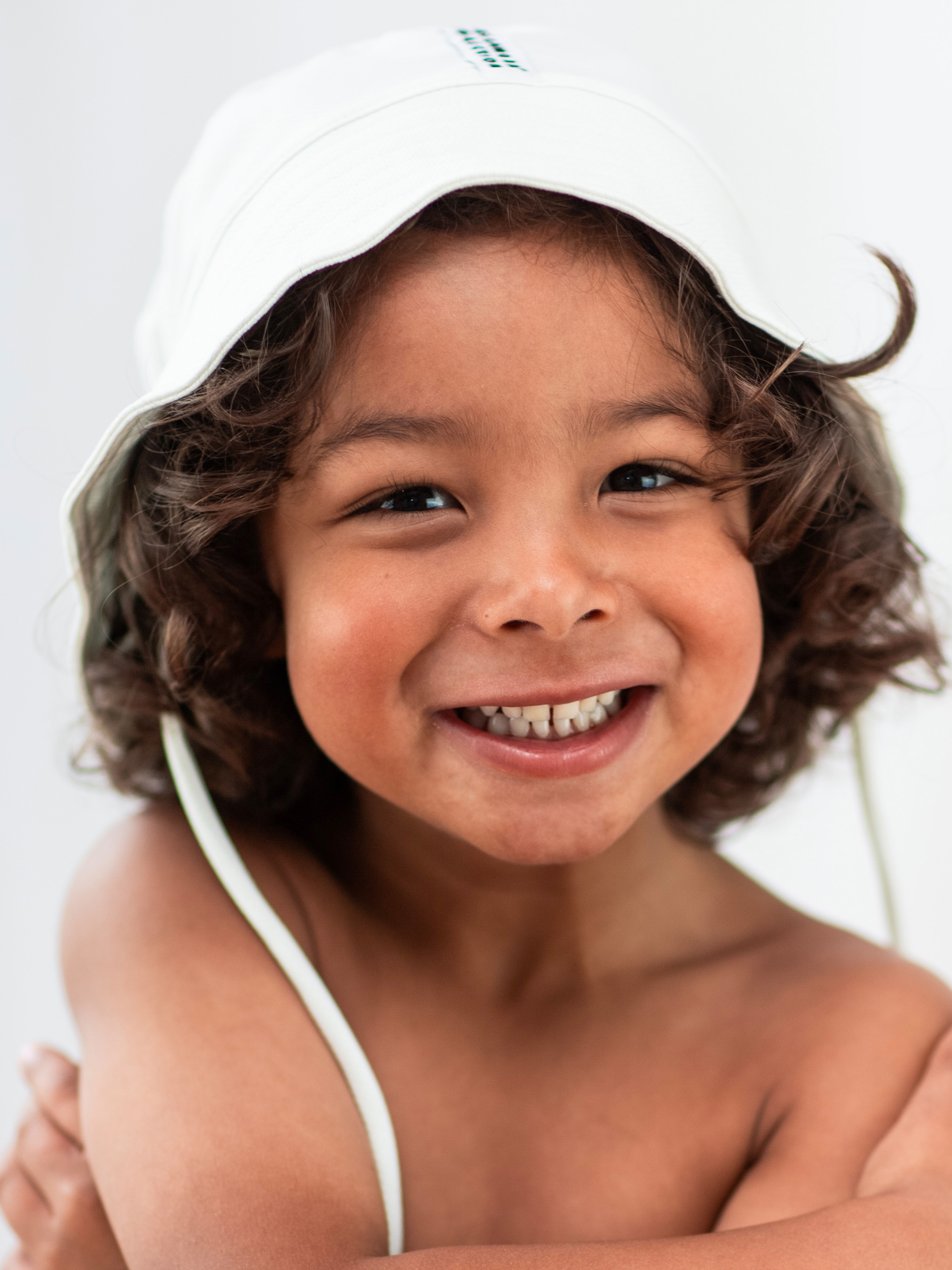 Geggamoja UV-Solhatt, Offwhite, 10 md. - 2 år - UV Klær - Polyester