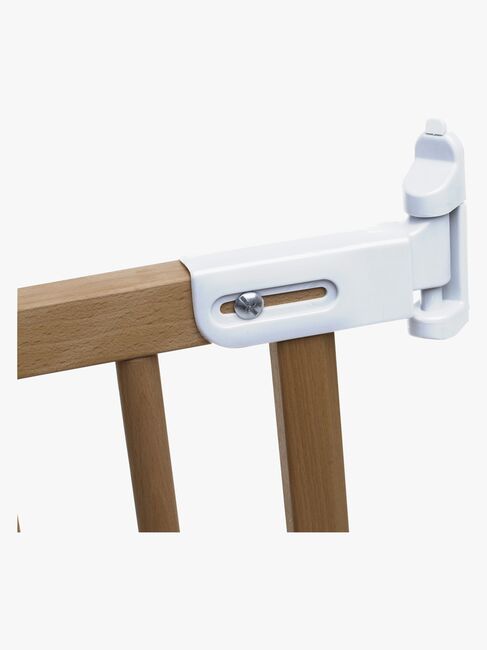 BabyDan Flexi Fit Skrugrind, Trefarget/hvit