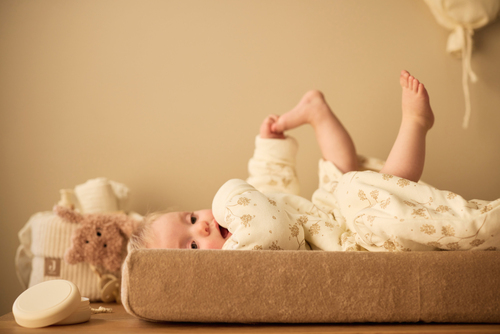 Jollein Stellemattetrekk 50x70cm 2-Pakk, Milky Coffee