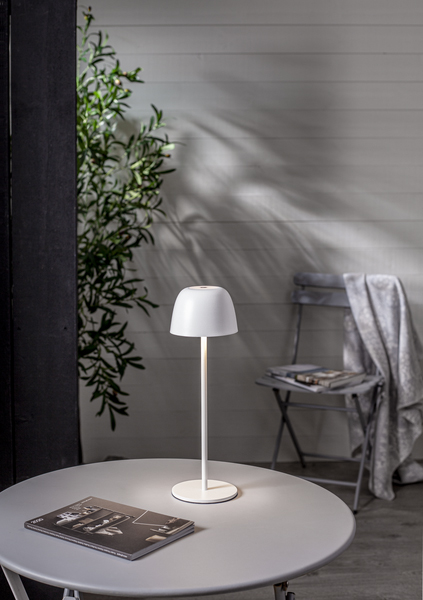 Star Trading Bordlampe Ronda, Hvit