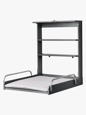 Roba Veggstellebord & Stellematte, Anthracite Lacquered/Silver Grey