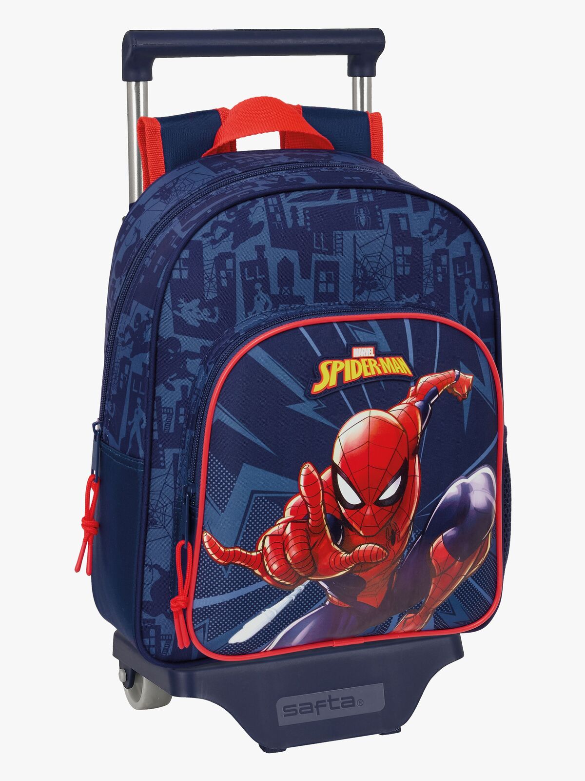 Marvel Spider-Man Trolley Ryggsekk 9L, Blå