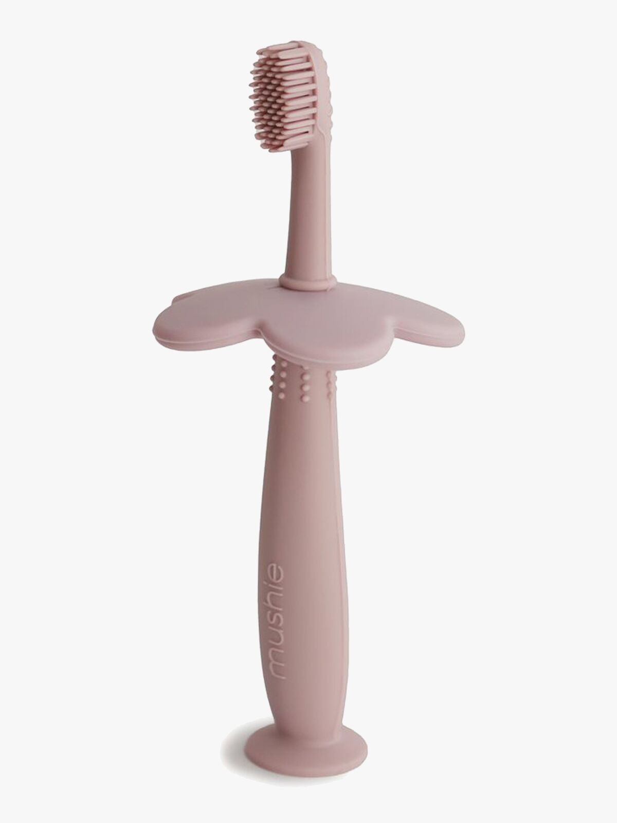 Mushie Flower Lære-tannbørste, Blush