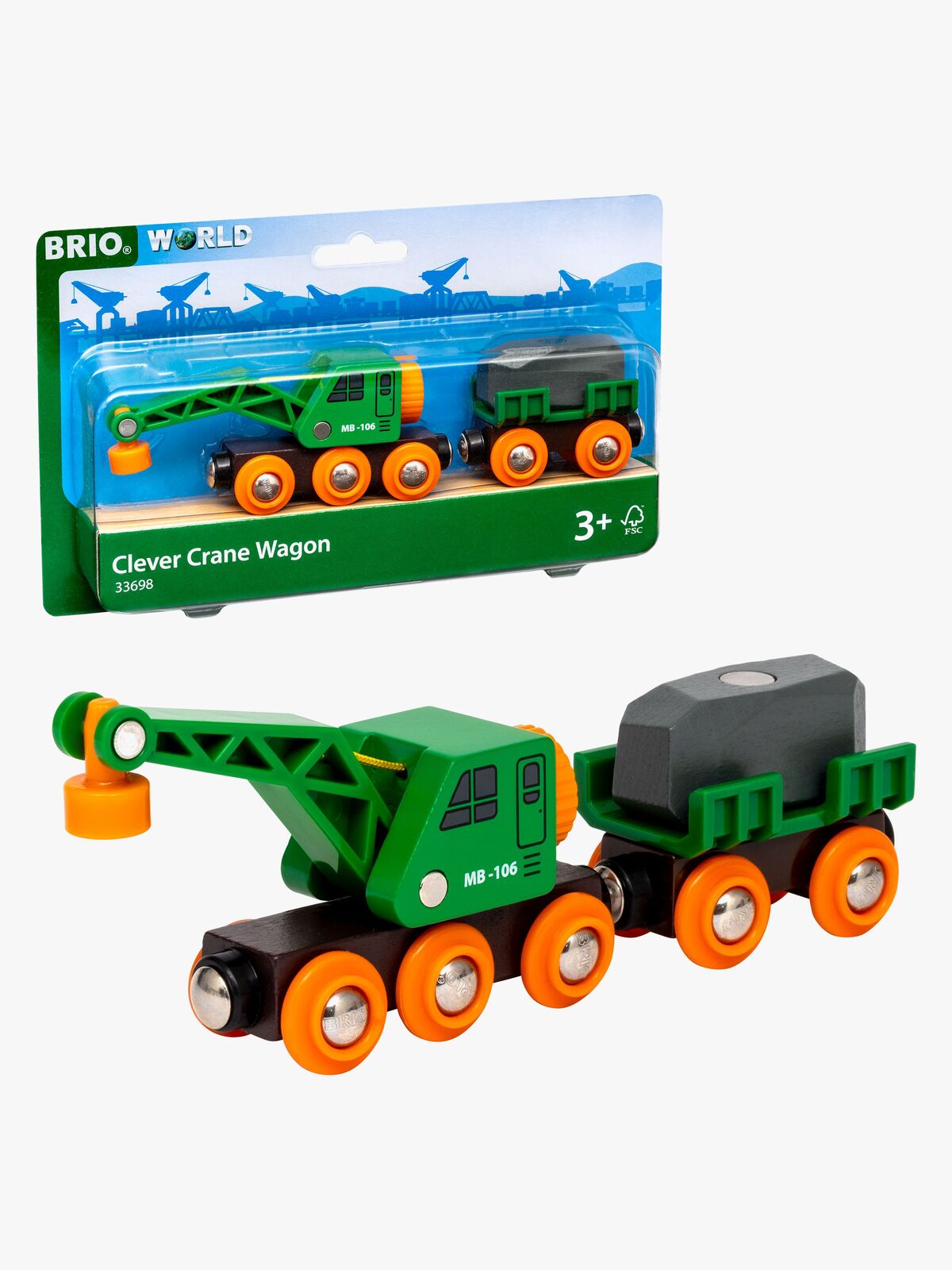 BRIO 33698 Kranvogn