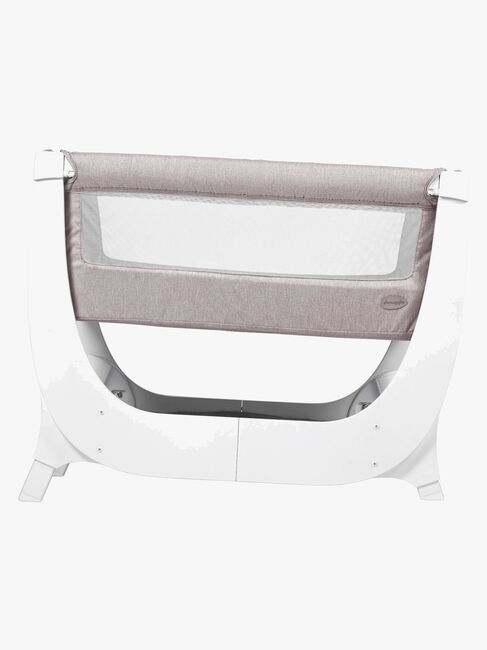 Shnuggle Air Bedside Crib, Stone Grey