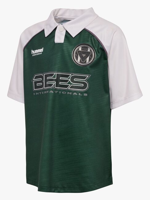 Hummel JR Loose Tiger Soccer T-skjorte, June Bug