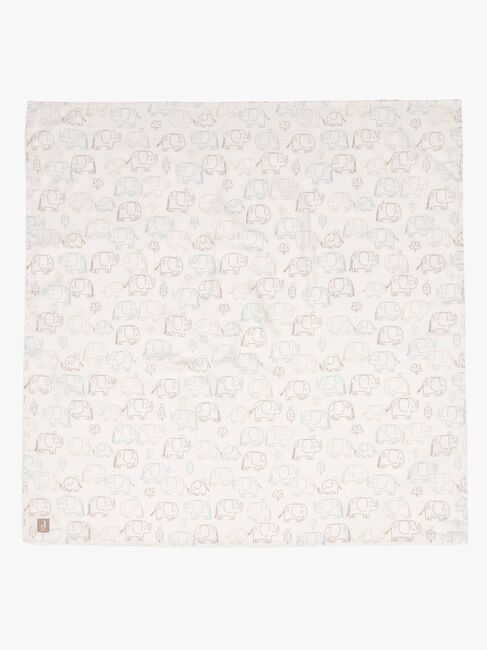 Jollein Musselinteppe 115x115 cm 2-Pakk, Elephant Tales
