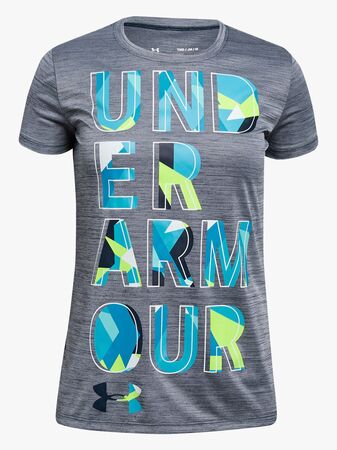 Under Armour Hybrid 2.0 Big Logo T-skjorte, Academy