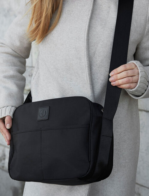 Elodie Cross Body Stelleveske, Black