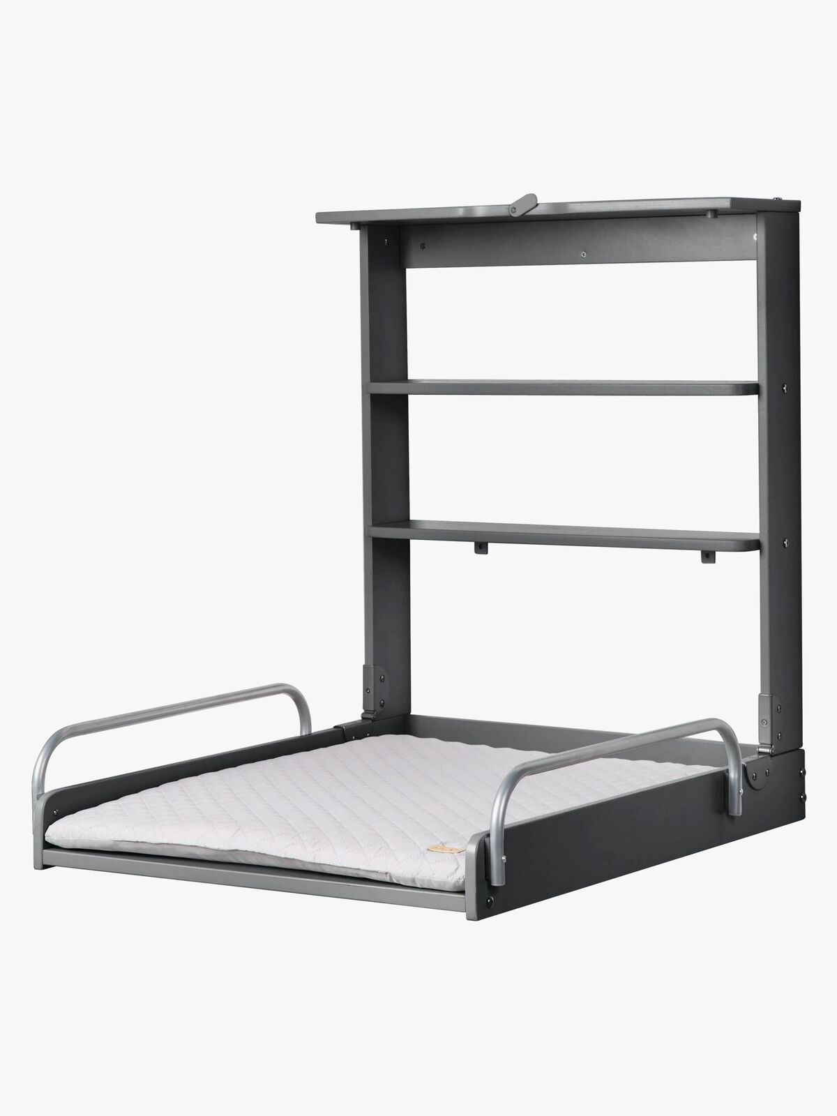 Roba Veggstellebord & Stellematte, Anthracite Lacquered/Silver Grey
