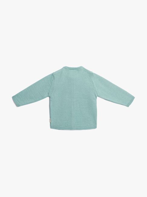 Petite Chérie Atelier Margit Cardigan, Light Green/Dusty Green