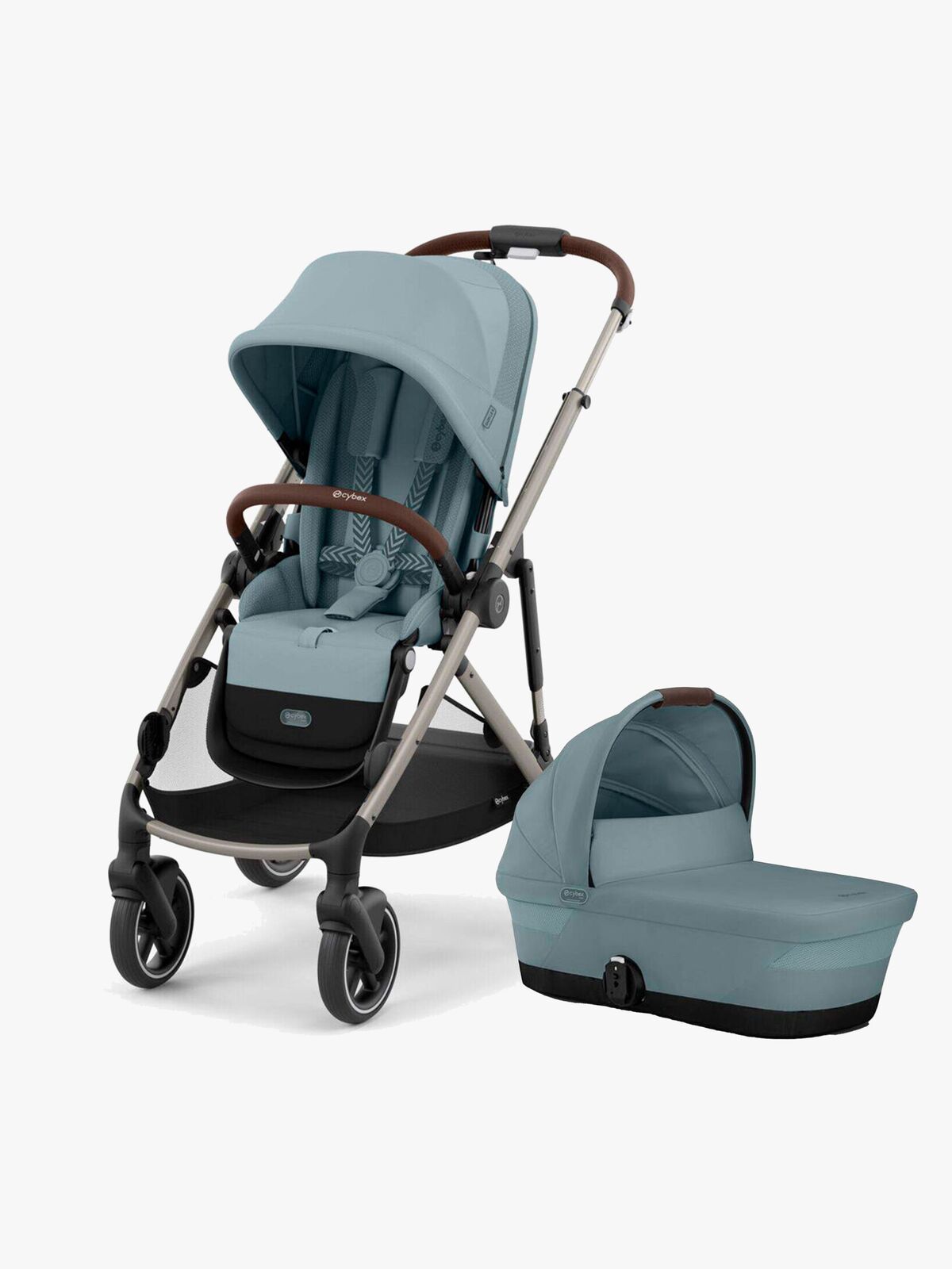 Cybex e-GAZELLE S Duovogn, Stormy Blue/Taupe