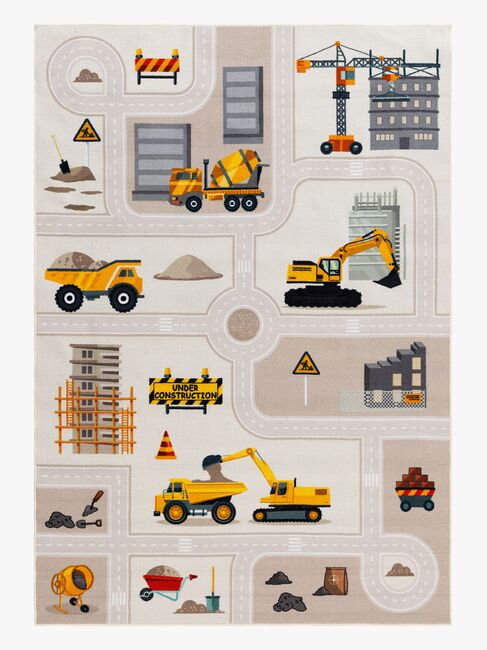 KMCarpets Bygger Gulvteppe 120x160, Creme