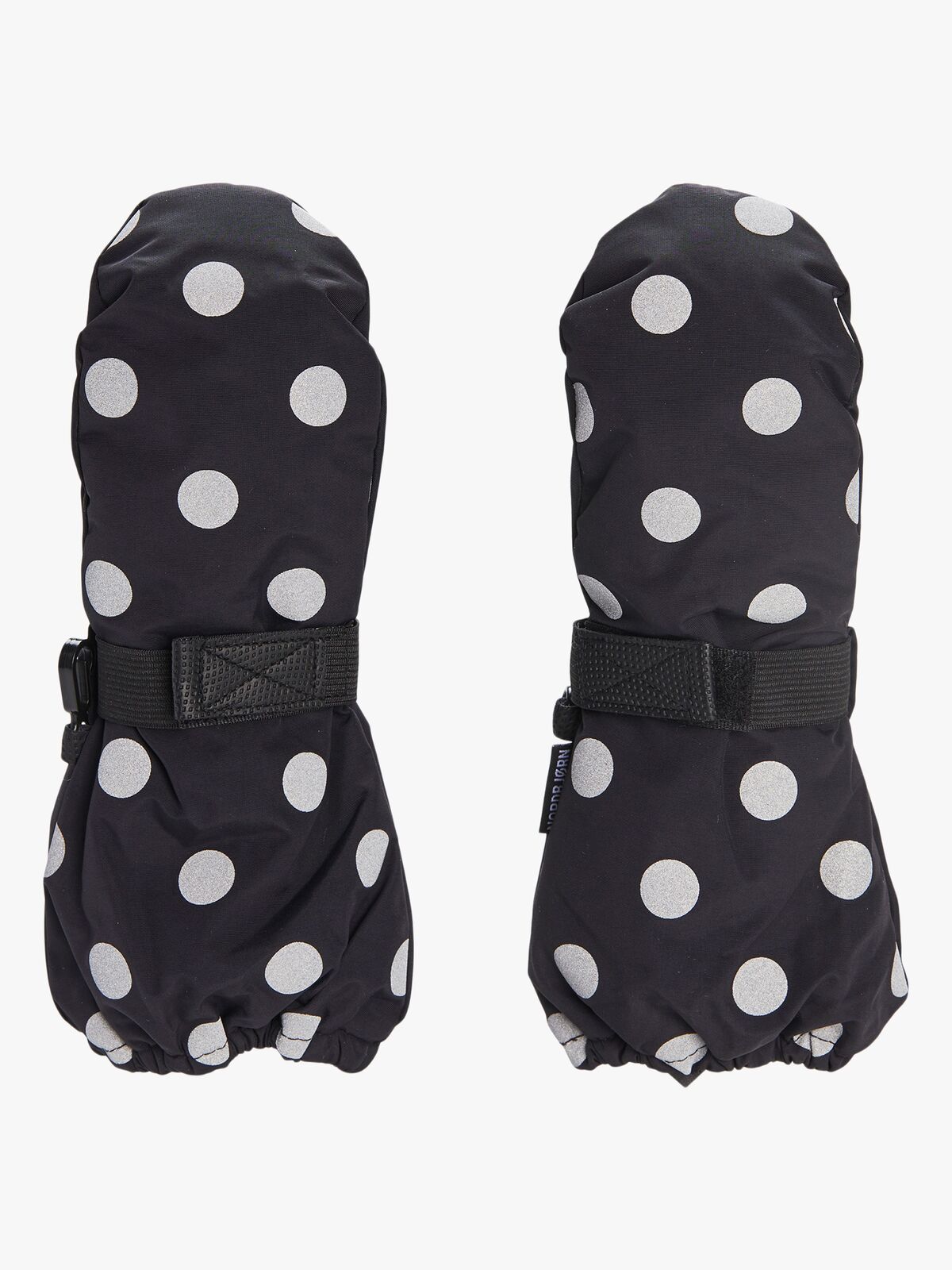 Nordbjørn Stalon Votter, Black/Silver Dots